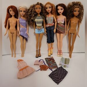My Scene Doll Lot Mattel Dolls Y2K Barbie, Madkson, Kenzie, Chelsea, Lindsay Vtg